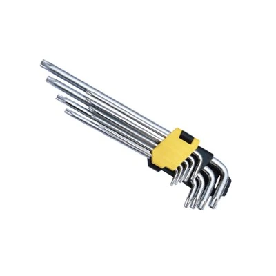 Allwedd Torx 9pcs Gosod Hir Ychwanegol